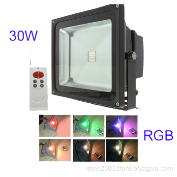 RGB 30W LED Flood Light Remote Control